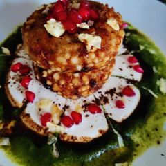 A picture of Sago tikki chaat.