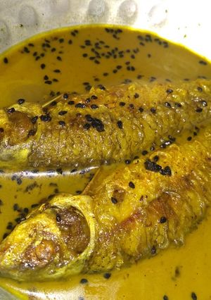 A picture of Bata fish curry(patla jhol).