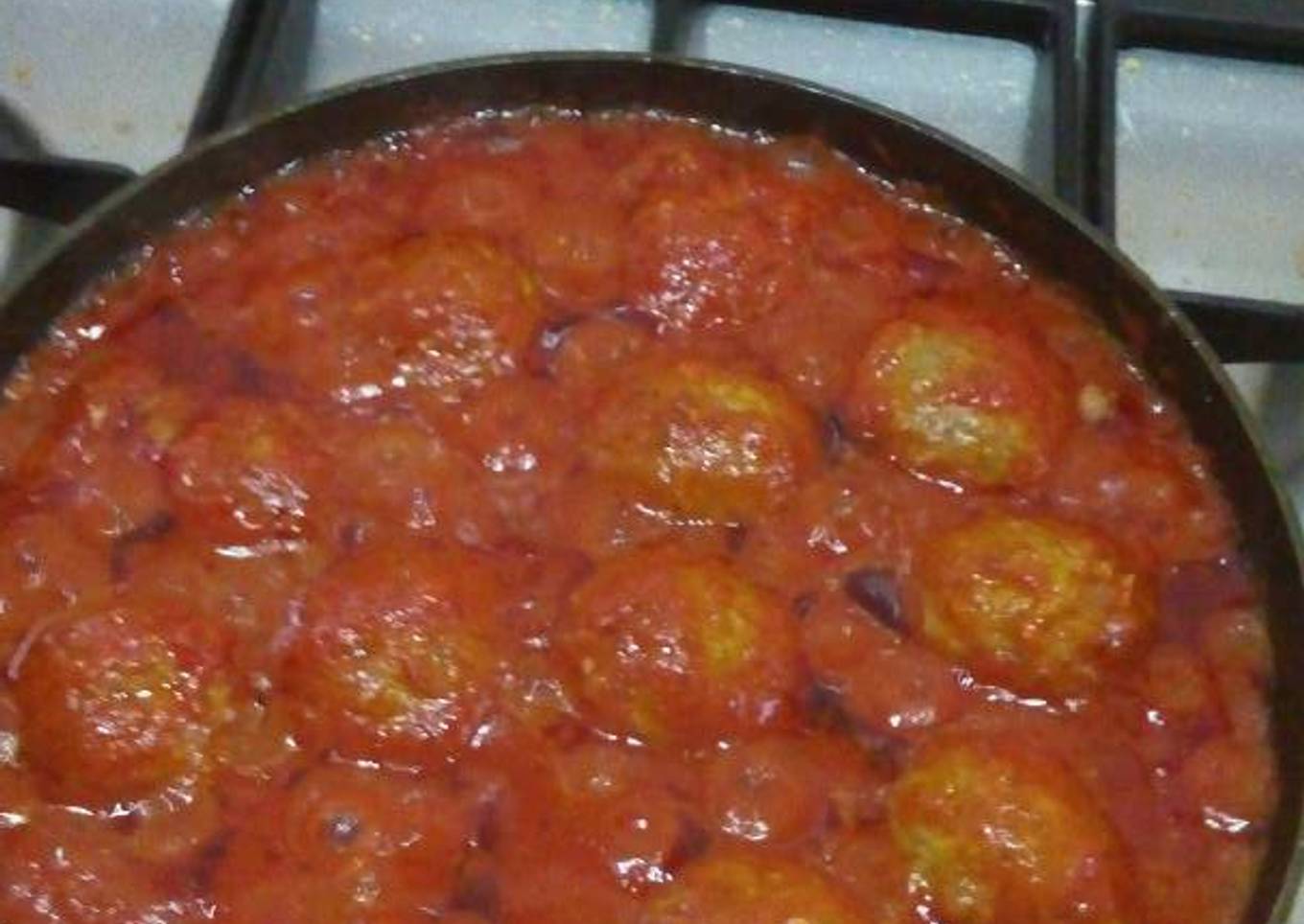 Albóndigas rellenas con queso