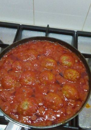 A picture of Cheese-Stuffed Meatballs.