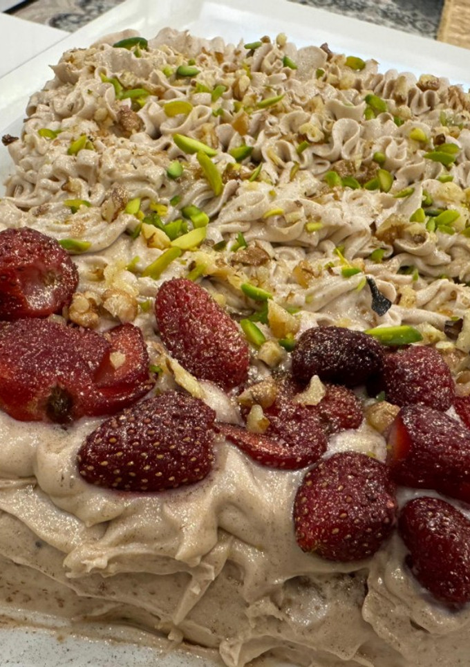 عکسی از دستور دسر کم شوکو آیدین