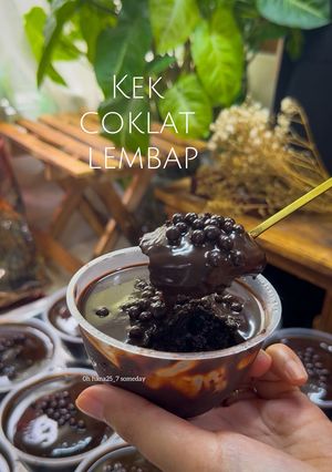 Gambar Kek coklat lembap