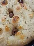 Focaccia. (Sin amasar)