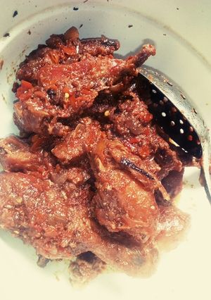 A picture of Pepper chicken.