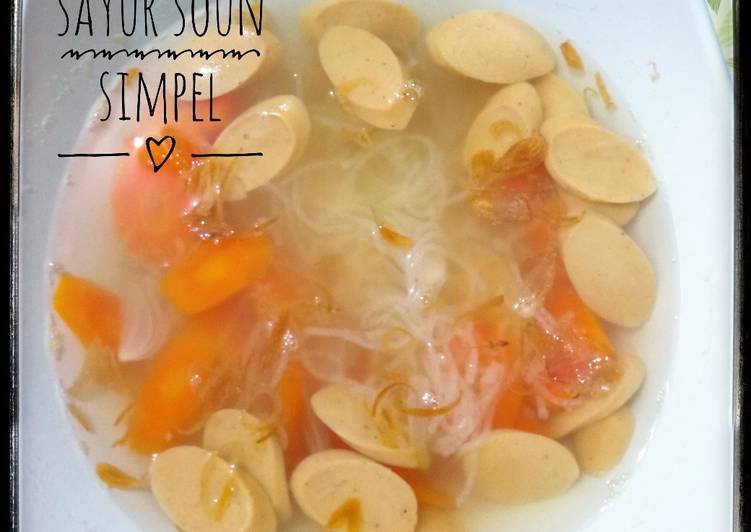 Resep Sayur soun simpel, Menggugah Selera