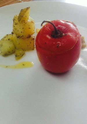 Una foto de Rocotos rellenos