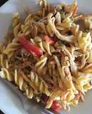 Tornillos con pollo