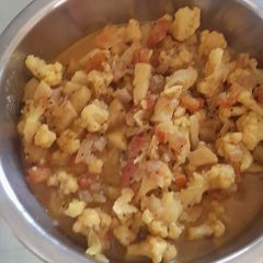 Cauliflower Sabji A picture of Cauliflower Sabji.