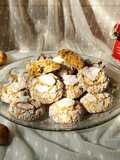 🤶🏼🍪 Galletitas craqueladas de Pan Dulce 🍪 Galletitas navideñas nevadas 🍪🤶🏻