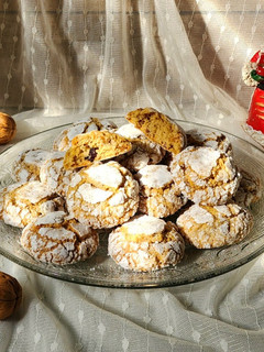Una foto de 🤶🏼🍪 Galletitas craqueladas de Pan Dulce 🍪 Galletitas navideñas nevadas 🍪🤶🏻