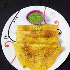 Moong dal chilla A picture of Moong dal chilla.