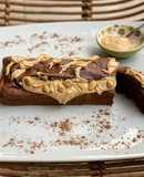 Pan de Plátano y Chocolate con Mantequilla de Maní Casera ~. Versión saludable