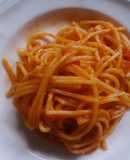 Spaghetti con atún 🍝 (pasta, fideos o espagueti)