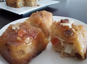 Una foto de budin de pan de argentina
