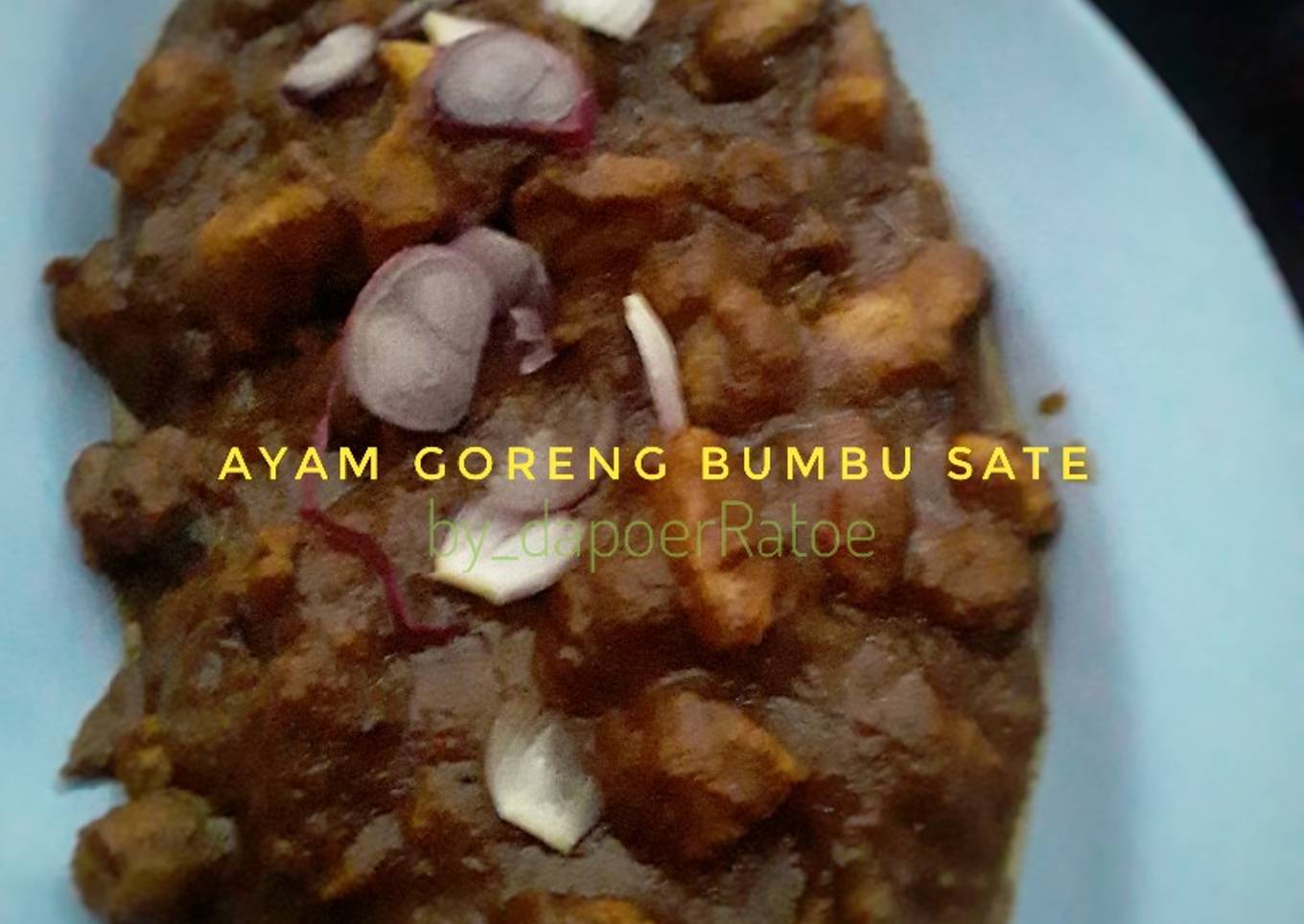 Ayam goreng bumbu sate