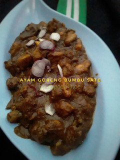 Foto resep Ayam goreng bumbu sate