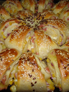Töltött háromszögek recept fotója