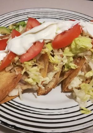 A picture of Crispy Potato Tacos (Tacos Dorados de Papa).