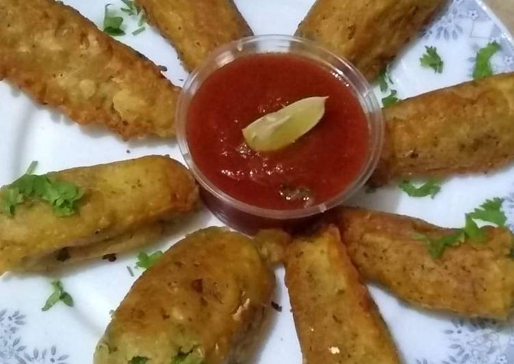 Recipe of Any-night-of-the-week Chilli stuffed pakora