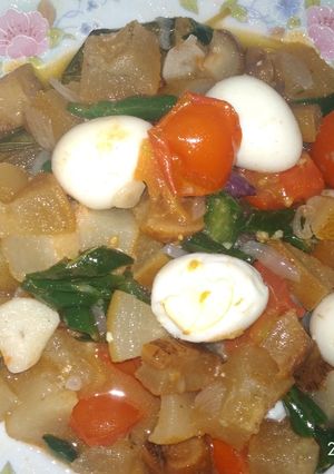 Foto resep Tumis Kikil dan Telur Puyuh