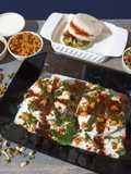 Stuff bread dahi bhalla