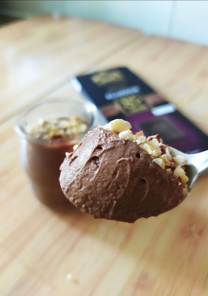 Una foto de Mousse de chocolate saludable🍫