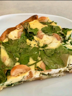 Una foto de Quiche de espinacas