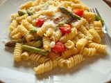 Pasta Fusili dengan Asparagus