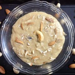 Sorghum banana halwa A picture of Sorghum banana halwa.