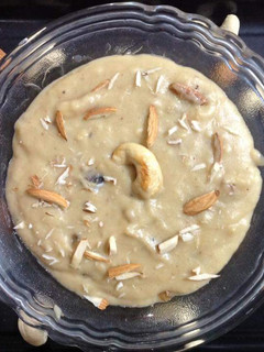 A picture of Sorghum banana halwa.