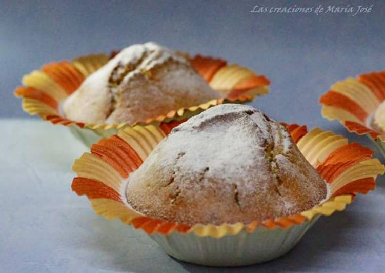 Muffins con miel de nísperos, en la Monsieur cuisine