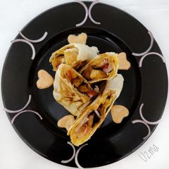 Peri Peri chicken Tortilla Rolls A picture of Peri Peri chicken Tortilla Rolls.