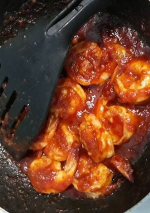Foto resep Udang Saos Padang
