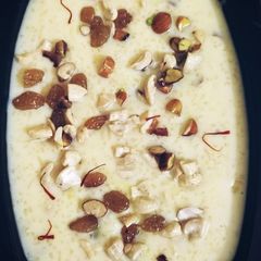 A picture of Rice delicious kheer.