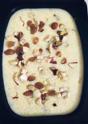 A picture of Rice delicious kheer.