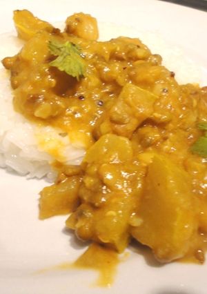 A picture of Chayote (Chow-Chow) Dal.