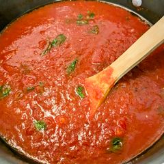 A picture of Authentic Sicilian Sauce.