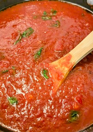 A picture of Authentic Sicilian Sauce.