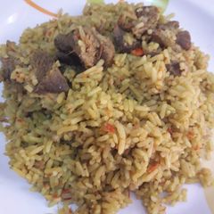Jollof rice A picture of Jollof rice.