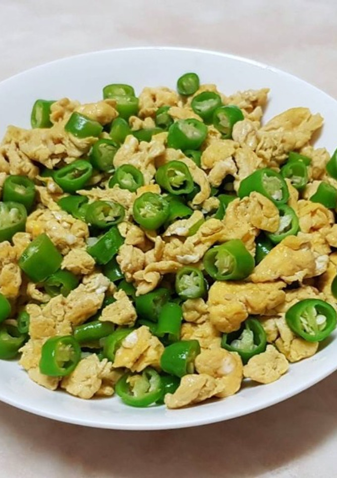 青龍.辣椒.糖醋.炒蛋  家常菜 的食譜成品照片