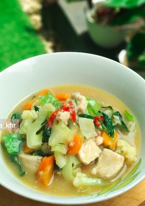 Foto resep Capcay ayam kuah