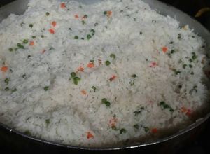Una foto de Arroz blanco
