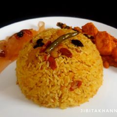 A picture of Basanti Pulao/ Pulao.