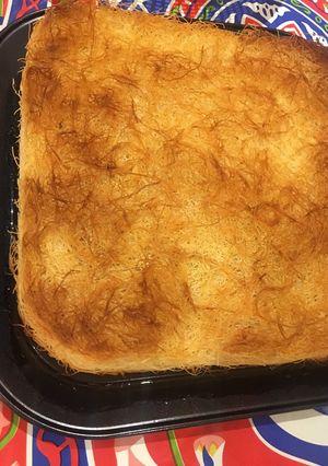 صورة لوصفة كنافة بالقشطه والجبن 🤤