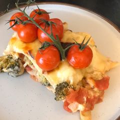 A picture of Broccoli & Tomato Lasagna#mysterybag2.