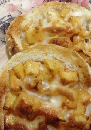 صورة لوصفة مكعبات البطاطا بأقراص البرجر 🍔🍟سهلة وسريعة