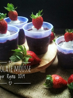 Foto resep Chocolate Mousse (Eggless)