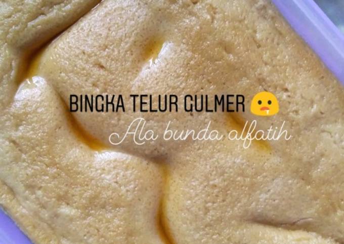 Anti Ribet, Buat Bingka telur gula merah (memakai rice cooker) Menu Enak Dan Mudah Dibuat