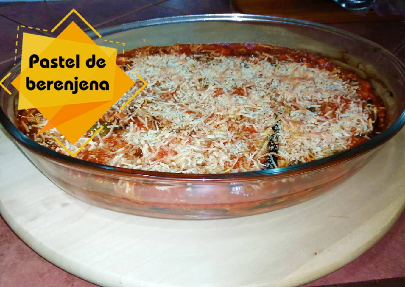 Pastel de berenjena (Sano y saludable)