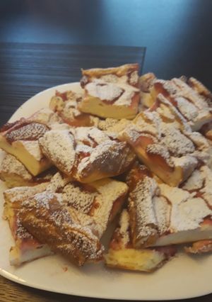 Epres túrós piskóta recept fotója